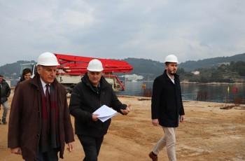 Župan Nikola Dobroslavić obišao gradilište Pomorsko-putničkog terminala Vela Luka